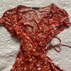 Floral Wrap Dress